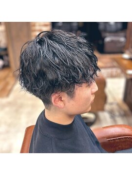 ヘアサロンM 新宿 波巻きパーマ
