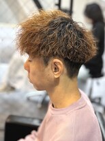 ニアウ 高崎店(Niau)&nbsp;メンズマッシュツイストスパイラルパーマ群馬高崎眉毛韓国