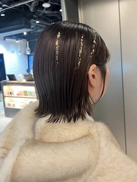 ガーデントウキョウ(GARDEN Tokyo) ヘアアレンジ/ヘアセット/金箔/銀箔/ボブヘアアレンジ/ボブ