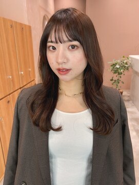 ガーデンヨコハマエスト(GARDEN YOKOHAMA est) イメチェン ワイドバング 美髪 ブラウン ミディアム