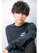 ヴェイン 渋谷(vain)&nbsp;韓国風ナチュラルパーマ束感トレンド清潔感k