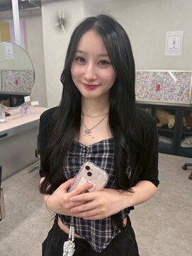 アロ 梅田(alo) ブリーチなしブルーブラックカラー