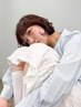 【金子新規】平日限定☆顔まわりカット+カラー+トリートメント¥9900