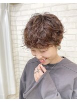スーリール 福岡別府店(Sourire) ショートパーマスタイル