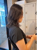 エインアンリー 明治神宮前(AIN.ANLY.)&nbsp;ミディアムパーマ、ニュアンスパーマ、パーマゆるめ、毛先パーマ