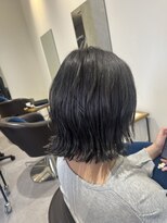 ハチマルハチ ナル 登戸店(808 nalu)&nbsp;切りっぱなし外ハネボブ×ダークグレージ