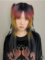 ハコ プラス(HACO+)&nbsp;【Haco+】Rena_姫カット_ダブルカラー