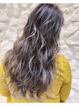 モアナ バイ ヘッドライト 武蔵小杉店(Moana by HEADLIGHT) ハイバレ#ミルクティアッシュ#デザインカラー#大人かわいい