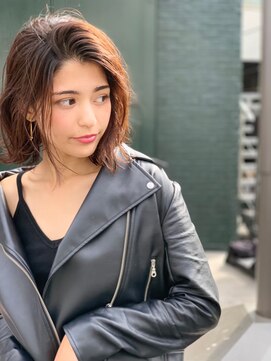 オースティン 錦糸町(AUSTIN) 『AUSTIN銀糸町』黒髪チェンジ!!ことりベージュカラー毛先パーマ