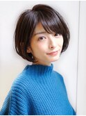 【Lond printemps水野】大人かわいいマニッシュショードボブ35