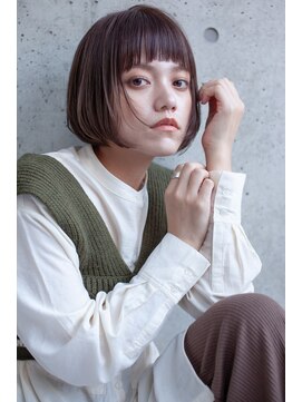 アッシュ 大泉学園店(Ash) 大人可愛いナチュラルボブ