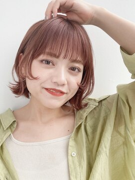 ガーデントウキョウ(GARDEN Tokyo) 【GARDEN荒井夏海】ふんわりレイヤーボブ×ピンクベージュ