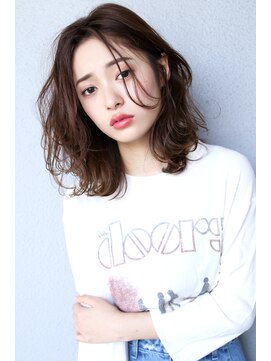 ブラン 栄(Blanc) 【Blanc/栄】無造作/デジタルパーマ/カジュアルボブ