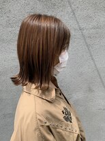 スイート ヘアデザイン(Suite HAIR DESIGN)&nbsp;大人かわいい☆外ハネカール♪ネオロブくびれミディ