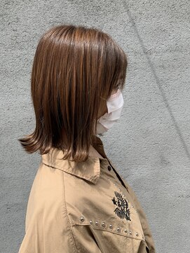 スイート ヘアデザイン(Suite HAIR DESIGN) 大人かわいい☆外ハネカール♪ネオロブくびれミディ