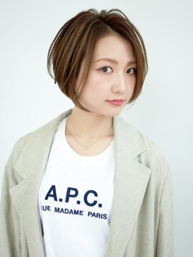 トータルビューティーハウス フラップ ミチ 野田店(total beauty house flap MICHI) 【flap MICHI島田和也】大人可愛い小顔ショート