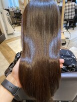 ジーナ 銀座(Zina) 髪質改善*マロンベージュ*20代30代40代*かきあげ【Zina銀座】