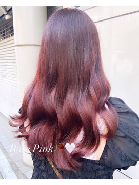 ヒップスデコ(Hip's deco) 【ブリーチ1回でできる】ローズピンク