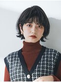 くびれ無造作ボブ
