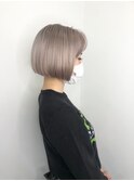 インナーカラー/ダブルカラー/ミルクティーベージュ/ボブ