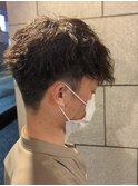 夏にオススメ!刈り上げマッシュスペインパーマ