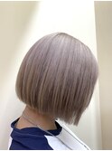 【板倉花連】*. ペールグレージュ×プツっとボブ.*