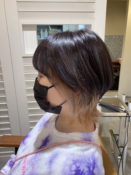 ラッシュ ポエ(rush po'e) ツートーンカラー×ショートウルフ