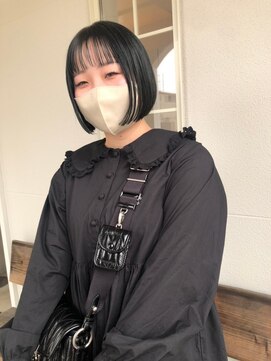 リィベ(Liibe) guest snap #ミニボブ#オン眉