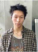 スパイキーショートメンズカットツンツンヘア