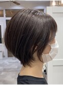 《Mimosa》ひし形ショート×ディープバイオレット