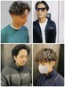 【men’s】カット&ツイスト/スパイラル/波巻き&トリートメント