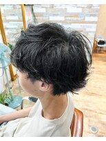 ハウオリ ヘアーワークス(Hauoli hair works)&nbsp;マッシュ×ツーブロック×スパイラルパーマ