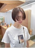 前上がりボブ