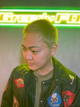 グリーディーフォックス 三軒茶屋(GreedyFOX) 波巻き/マッシュパーマ/ウルフ/ハイライト<理容室>三軒茶屋