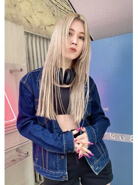 ノラキチジョウジ(NORA KICHIJOJI) ウルフボブロングレイヤー耳かけフェイスレイヤーレイヤーボブ