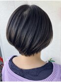 大人可愛い前下がりショートボブ・ショートボブ・ボブ