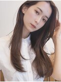くびれ美髪ロングマロンベージュ