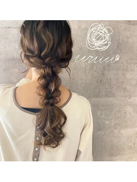 ウルー 六本木店(uruu) 【編みおろし】六本木/六本木駅/ヘアセット/早朝