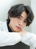 【デザイナー】メンズカット＋波巻きパーマ ￥18,700→￥14,960