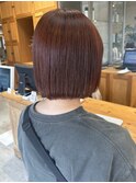 切りっぱなしボブ