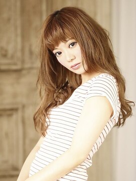 イリル バイ レシッド 自由が丘(ibrel by rcid) 【自由が丘 ibrel 】シナモンベージュのロングウェーブ