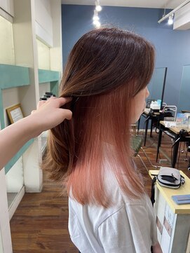 シエル ヘアーメイクアップ(CieL hair make up) インナーカラー/コーラルピンク