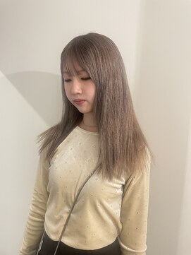 ユニコ(unico) ミルクティーベージュ/ダブルカラー/癖毛