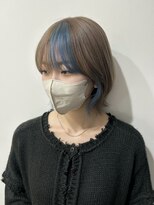 キュエム(Cuem)&nbsp;【Cuem諏訪】ミルクティーベージュ×ブルー