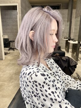 アンダーバーホワイト 泉佐野店(_WHITE) ☆ケアブリーチ ダブルカラー ハイライト イルミナ