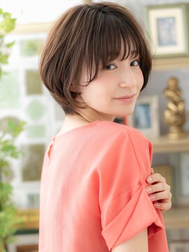 カバーヘア ブリス 川口(COVER HAIR bliss) 斜めバング前下がりマッシュショートボブTb9川口20代30代40代