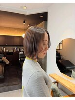 ノエル ヘアー アトリエ(Noele hair atelier) 【20代、30代】大人の切りっぱなしボブ