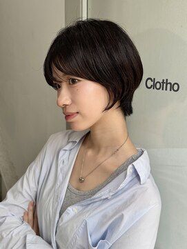 ショートカット/髪質改善縮毛矯正白髪ぼかしレイヤーカラーボブ