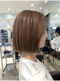 切りっぱなしボブ