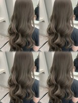 リッカ(LICCA)&nbsp;(licca内堀)オリーブグレージュ×グレージュ×ロング